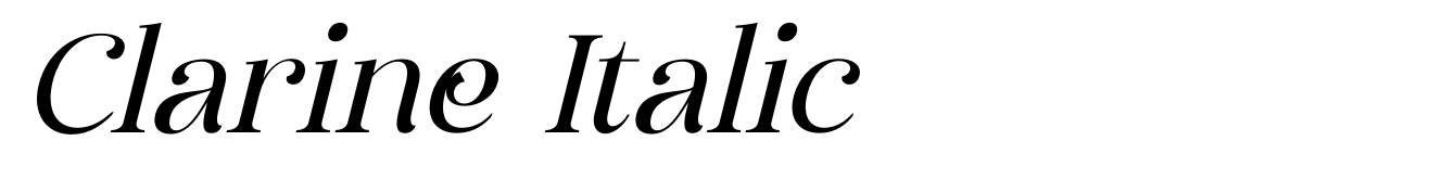 Clarine Italic